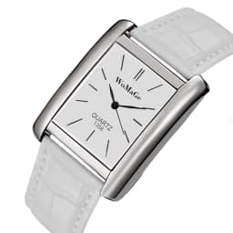 Men Square Watch Black White Case Leather Watch Band Woman Men Watches Top Brand Luxury Quartz Clock Montre Homme Vintage