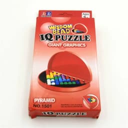 Classic Puzzle Pyramid Plate 174 Challenges IQ Pearl Logical Mind Game Brain Teaser Beads for Children Educational Toys