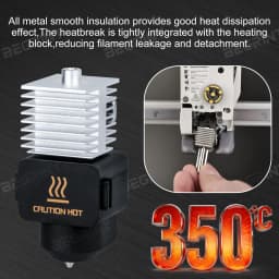 Upgraded Hotend Kit For Bamb Lab A1/A1 Mini Fast Speed Hot End Assembly 0.2/0.4/0.6/0.8mm Hardened Steel Nozzle 3D Printer Part