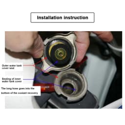 For Motorcycles Car Racing Radiator Cap Tank Cover Head Thermometer Water Temperature Gauge 0.9 1.1 1.3 1.8Bar with Utility Safe