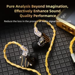 QKZ T1 Earphone Update Cable 3.5mm Jack QDC 0.75mm Connector Wired Headphones For ZXN ZXT VK4 ZX2 ZAX2 KZ EDX ZSN Pro X TRN MT1