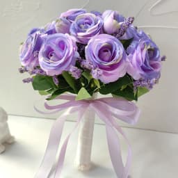 Bride Bouquet Wedding Accessories Silk Roses Artificial Flowers Bridesmaid Bouquet Groom Boutonniere Corsage Wedding Party Decor