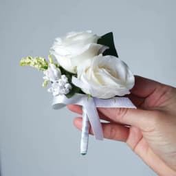 Bride Bouquet Wedding Accessories Silk Roses Artificial Flowers Bridesmaid Bouquet Groom Boutonniere Corsage Wedding Party Decor