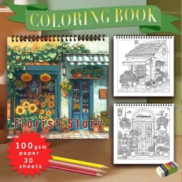 1pc, Teen Colouring Book - 30 Sheets 8.3x 8.3in Suitable for Stress Reduction, Emotional Relaxation, Christmas Halloween