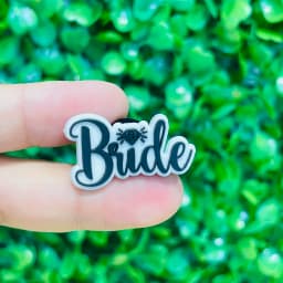 New Arrival 1-15Pcs Groom Bride To Be PVC Wedding Garden Shoe Buckle Charms DIY Clogs Accessories Fit Adult Bracelet