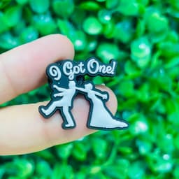 New Arrival 1-15Pcs Groom Bride To Be PVC Wedding Garden Shoe Buckle Charms DIY Clogs Accessories Fit Adult Bracelet