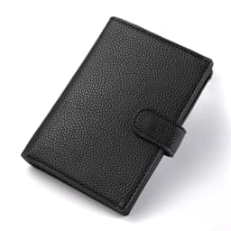 Men's And Women's PU Leather Wallet Travel Passport Wallet Multi Card Slot Credit Card Holder Wallet Travel Accessories