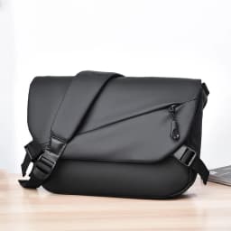 Trendy and Minimalist Men's Outdoor Tactical Waterproof Men's Bag Single Shoulder Bag Large Capacity Wear-Resistant Sports Cross