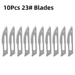 Carbon Steel Carving Metal Scalpel handle 11# 23# Engraving Craft knive Non-Slip Surgical Scalpel Knife Paper Cutting Tool Knife