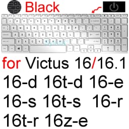 Keyboard Cover for HP Victus 16 15 16t 15t 16z 15z 16-d 15-fb 15-fa 16-s 16-e 16-r Silicone Protector Skin Case Gaming 15.6 16.1