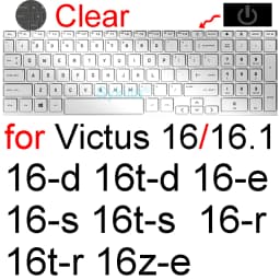 Keyboard Cover for HP Victus 16 15 16t 15t 16z 15z 16-d 15-fb 15-fa 16-s 16-e 16-r Silicone Protector Skin Case Gaming 15.6 16.1