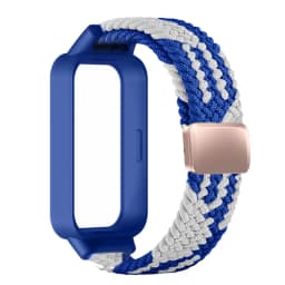 Magnetic Braided Strap+Case for Xiaomi Smart Mi Band 9 8 Active Accessories Sport Nyon Loop Bracelet+Cover Correa Redmi Band 3 2