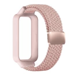 Magnetic Braided Strap+Case for Xiaomi Smart Mi Band 9 8 Active Accessories Sport Nyon Loop Bracelet+Cover Correa Redmi Band 3 2