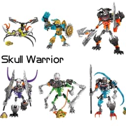 New Bionicle Creature Master of the Golden Mask Building Blocks Fire Uniter Tahu Combined Robot Mech Bricks Toys For Boys Gifts