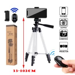 Extendable Phone Tripod Stand Universal Phone Camera Tripod Aluminum Alloy Travel Live Tripods For iPhone Canon Nikon DSLR SLR