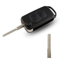 YIQIXIN 2 Button For Mercedes Benz SLK E113 A C E S W168 W202 W203 W210 B200 A160 W124 Remote Car Key Shell Fob Cover Case Flip