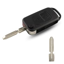 YIQIXIN 2 Button For Mercedes Benz SLK E113 A C E S W168 W202 W203 W210 B200 A160 W124 Remote Car Key Shell Fob Cover Case Flip