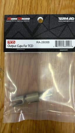 RHINO RACING& TEAM AD TCD RA-2608 Torque Coupling Diff LSD for 1/10 Drift REVED RDX/ YD2 etc.