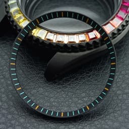 Mod Watch Copper Chapter Ring with NH35 Case Replacement Hard Plastic/Polished Inner Ring Size 30.3 * 27.3mm Watch Accessories