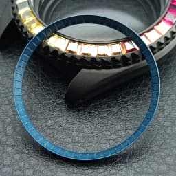 Mod Watch Copper Chapter Ring with NH35 Case Replacement Hard Plastic/Polished Inner Ring Size 30.3 * 27.3mm Watch Accessories