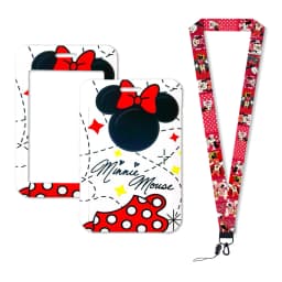 Mickey Mouse Lanyards Keychain Animated Cute Badge Holder ID Credit Card Pass Hang Rope Lanyard for Keys Accessories Gifts