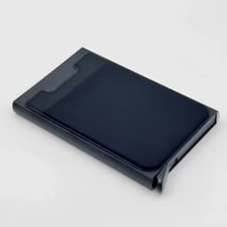 Slim Aluminum Wallet with Elasticity Back Pouch Coin Pocket ID Credit Card Holder Automatic Pop Up Bank Case Mini RFID Wallet