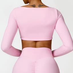 New Summer Sports Women Outdoor Running Gym Fitness Wear T-shirt Long sleeved Yoga Shirt Gym Push Up Workout Single Piece Top