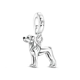 Original 925 Sterling Silver Charms Love Pets Dog Cat Paw Print Pendant Beads Fit Brand Bracelets Necklaces Women DIY Jewelry