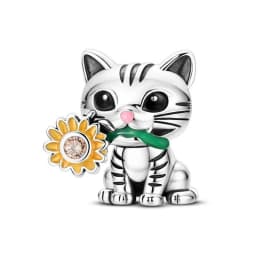 Original 925 Sterling Silver Charms Love Pets Dog Cat Paw Print Pendant Beads Fit Brand Bracelets Necklaces Women DIY Jewelry