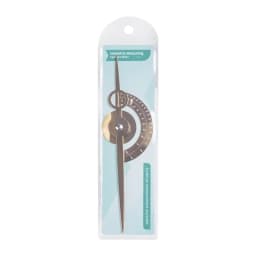 Stainless Steel Microblading Balance Positioning/Equidistant Eyebrow Mapping Ruler Golden Ratio Ruler Measurement Tool
