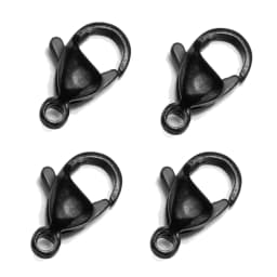 20pcs Stainless Steel Lobster Clasp Fastener Hook Lock for DIY Necklace Bracelet Jewelry Making Supplies Materials Accessories