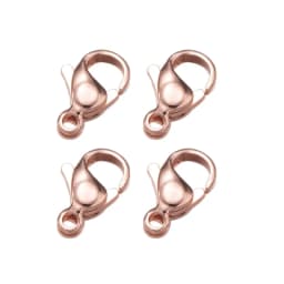 20pcs Stainless Steel Lobster Clasp Fastener Hook Lock for DIY Necklace Bracelet Jewelry Making Supplies Materials Accessories