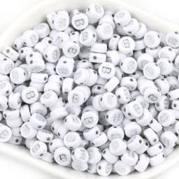 100pcs/lot Acrylic Silver Color Letter Beads Charms A-Z DIY Loose Beads Initial Alphabe Letter Beads Fit Women Bracelet Making