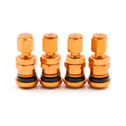 4Pcs Car Truck Motorcycle Valve Short Stems Metal Bolt Tire Valve Stem Kit with Dust Cap
