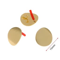 10Pcs DIY Earrings Setting Matt Golden Square Hollow Star Stud Earrings Connectors Earrings Base for Jewelry Making Accessories