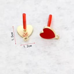 10Pcs DIY Earrings Setting Matt Golden Square Hollow Star Stud Earrings Connectors Earrings Base for Jewelry Making Accessories