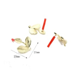 10Pcs DIY Earrings Setting Matt Golden Square Hollow Star Stud Earrings Connectors Earrings Base for Jewelry Making Accessories
