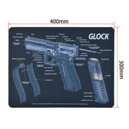 AR15 AK47 Gun Cleaning Rubber Mat Mouse Pad for Pistol GEN5 Glock 17 19 1911 Beretta 92 P320 CZ 75 CZ SHADOW 2 HK USP accesories