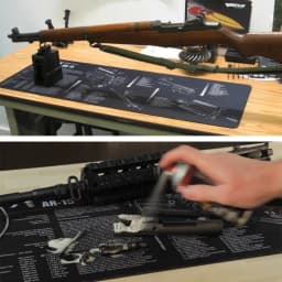 AR15 AK47 Gun Cleaning Rubber Mat Mouse Pad for Pistol GEN5 Glock 17 19 1911 Beretta 92 P320 CZ 75 CZ SHADOW 2 HK USP accesories