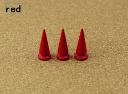 10Sets 10*24mm Cone Colorful Spikes And Studs For Clothes DIY Handmade Cool Punk Garment Rivets Leather Craft Bag Shoes