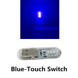 Touch Switch DC5V USB LED Mini Book Light 1.5W LED Desk Reading Lamp Red Blue Green White Portable Flexible USB LED Night Lights
