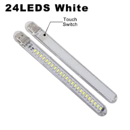 Touch Switch DC5V USB LED Mini Book Light 1.5W LED Desk Reading Lamp Red Blue Green White Portable Flexible USB LED Night Lights