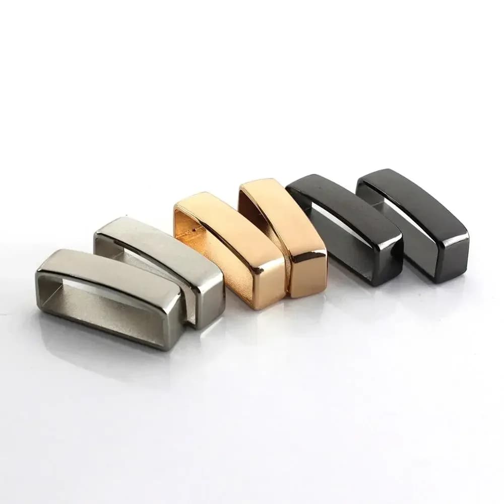 2Pcs Alloy Belt Keeper D Shape Belt Loop Ring Strap Buckle Leather Craft Belt Accessories Bag Strap Parts 30/35/40mm
