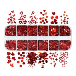 Fluorescent Bubble Sequins Epoxy Resin Glitter Filling Hollow Round Shape Slime Slices Neon Nail Art Flakes Resin Shaker Filler