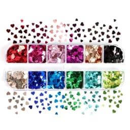 Fluorescent Bubble Sequins Epoxy Resin Glitter Filling Hollow Round Shape Slime Slices Neon Nail Art Flakes Resin Shaker Filler