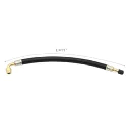 Flexible Rubber Valve Extension 90 Degree Bent Swivel End Brass Stem 3 Length 5 8 11 inch Professional Tire Inflation Tool