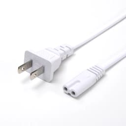 White Black 2p Prong US EU to C7 Extension Cable Lamp Power Supply America European Figure 8 Power Cord For Led Lighting 1.5m