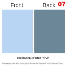 Photography Backdrops Wallpaper 57*87cm 2sides Solid Color Photo Background Props for Photo Studio Newborn Product Photographic