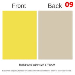 Photography Backdrops Wallpaper 57*87cm 2sides Solid Color Photo Background Props for Photo Studio Newborn Product Photographic