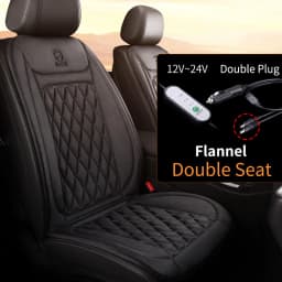 12-24v Heated Car Seat Cover 30' Fast Car Seat Heater Cloth/Flannel Heated Car Seat Protector 25W Seat Heating Cover Car Seat